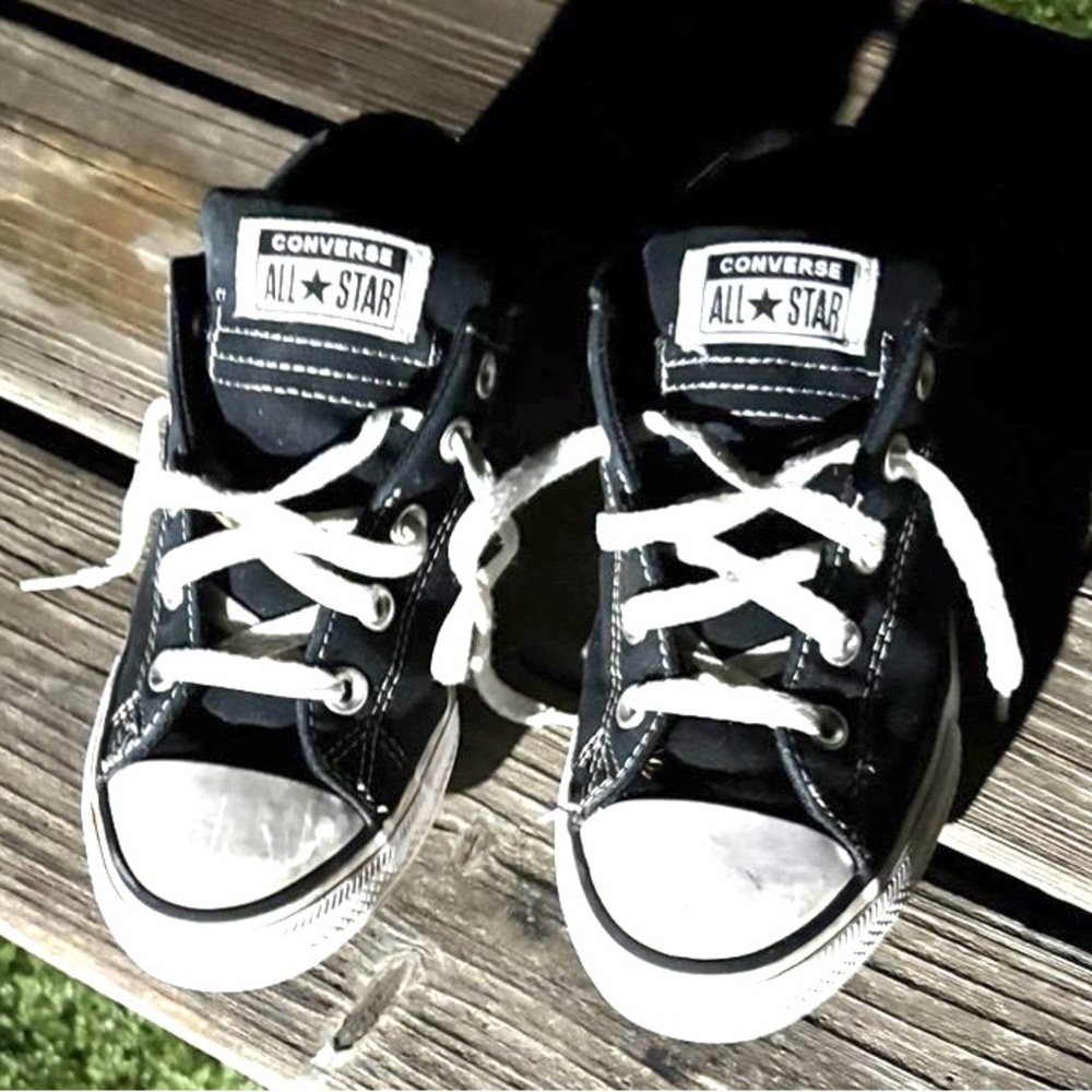 Black and white Converse trainers #skater men size 11 ready to wear